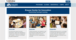Desktop Screenshot of krauseinnovationcenter.org